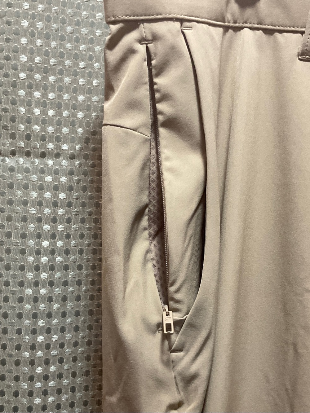 Fabletics Men's Khaki Performance Chinos - Picture 4 of 6